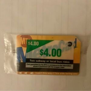 NYC MetroCard Factory Sealed (RARE)